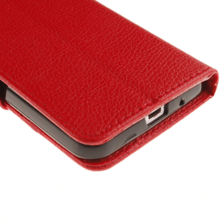 For Galaxy Core 2 / G355 Litchi Texture Horizontal Flip Leather Case with Holder & Card Slots & Wallet & Photo Frame & Lanyard