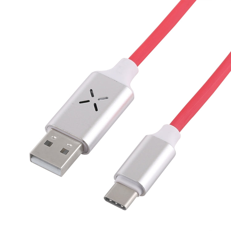 Type-C Luminous Charging Data Cable(Red)