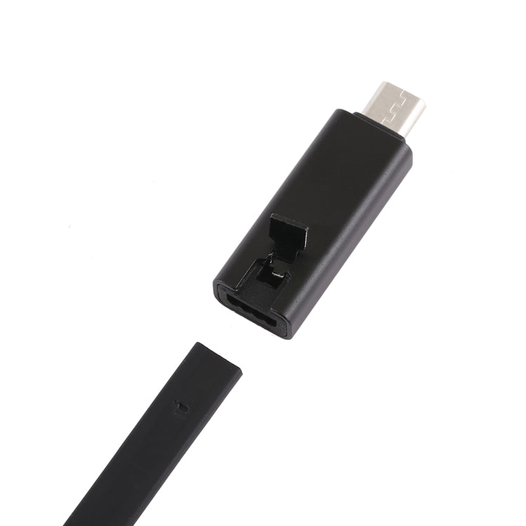 Noddle Style USB to Micro USB Data Sync Charging Cable Detachable Metal Head