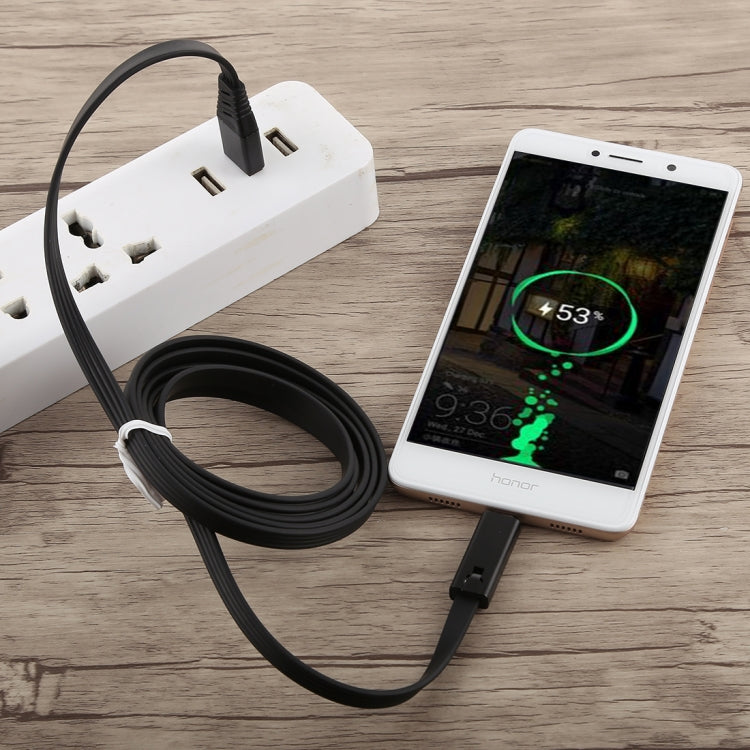 Noddle Style USB to Micro USB Data Sync Charging Cable Detachable Metal Head