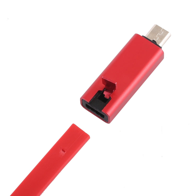 Noddle Style USB to Micro USB Data Sync Charging Cable Detachable Metal Head