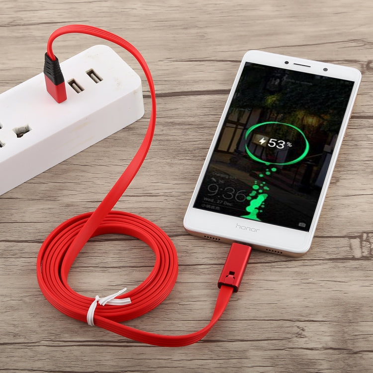 Noddle Style USB to Micro USB Data Sync Charging Cable Detachable Metal Head