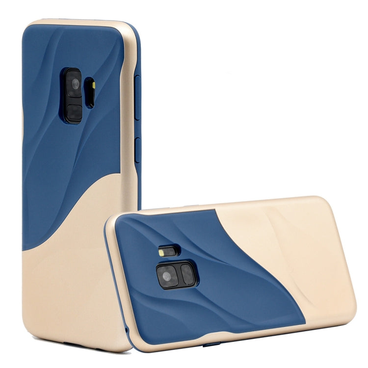 Galaxy S9 PC + TPU Water Ripple Design Protective Back Case