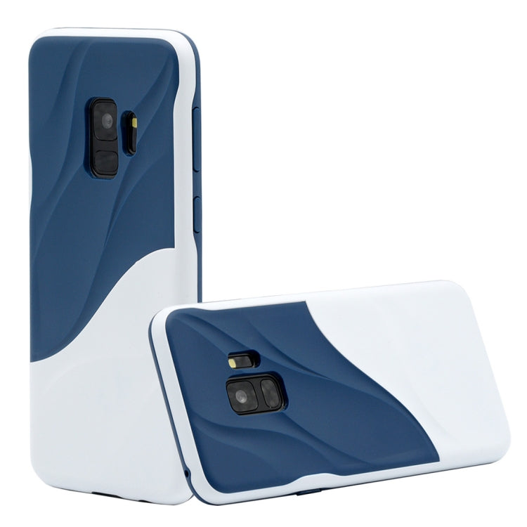 Galaxy S9 PC + TPU Water Ripple Design Protective Back Case