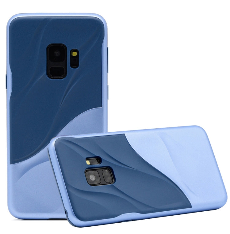 Galaxy S9 PC + TPU Water Ripple Design Protective Back Case