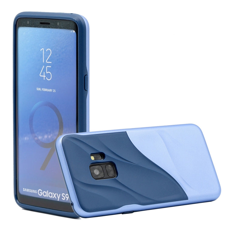 Galaxy S9 PC + TPU Water Ripple Design Protective Back Case