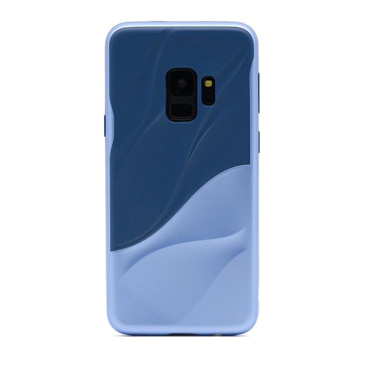 Galaxy S9 PC + TPU Water Ripple Design Protective Back Case