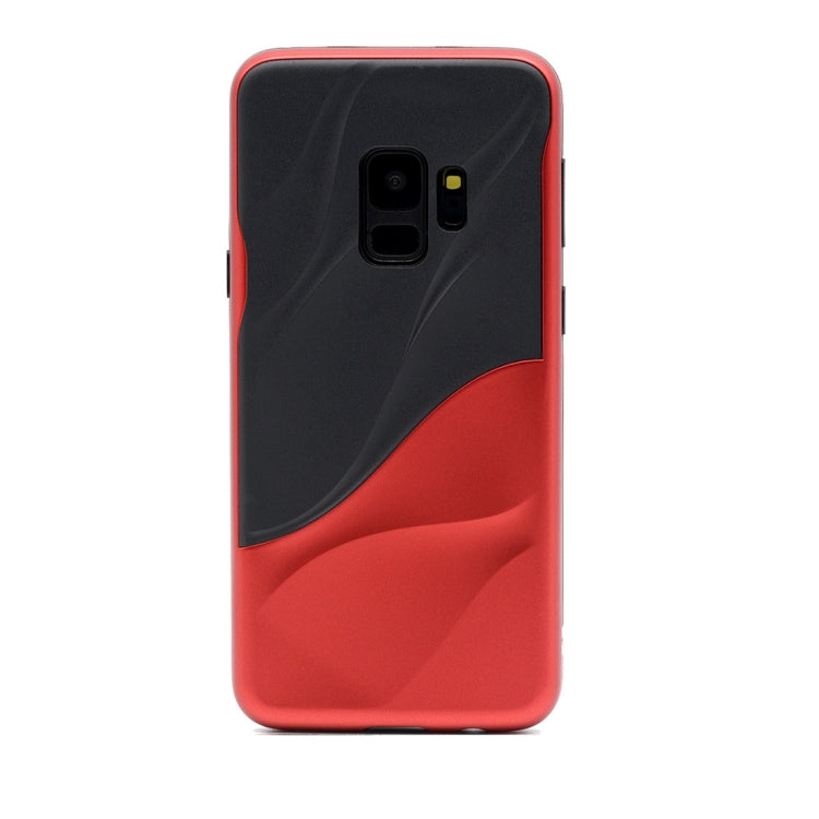 Galaxy S9 PC + TPU Water Ripple Design Protective Back Case