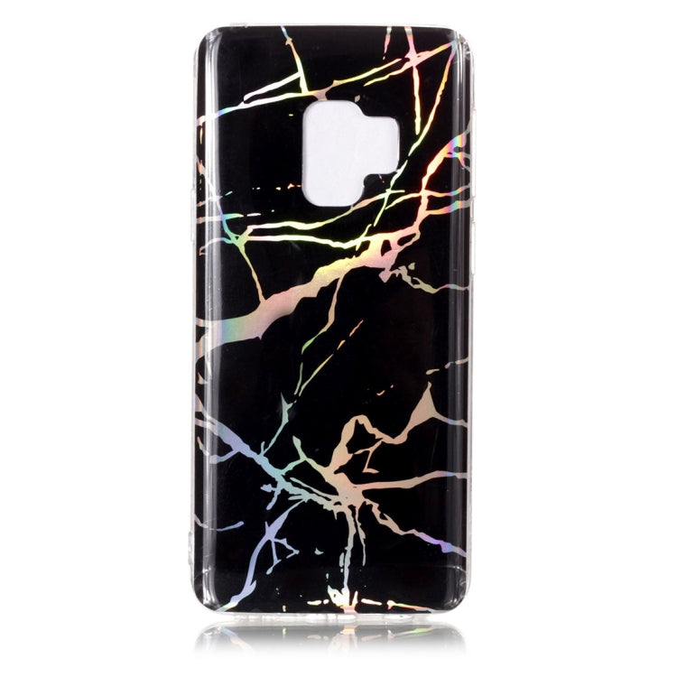 Galaxy S9 Color Plating Marble Texture Soft TPU Protective Back Case