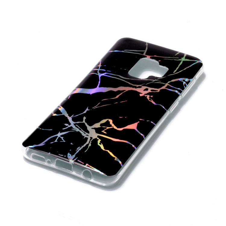 Galaxy S9 Color Plating Marble Texture Soft TPU Protective Back Case