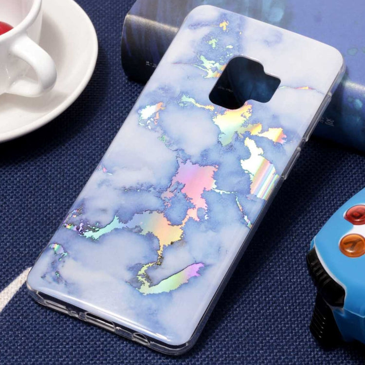 Galaxy S9 Color Plating Marble Texture Soft TPU Protective Back Case