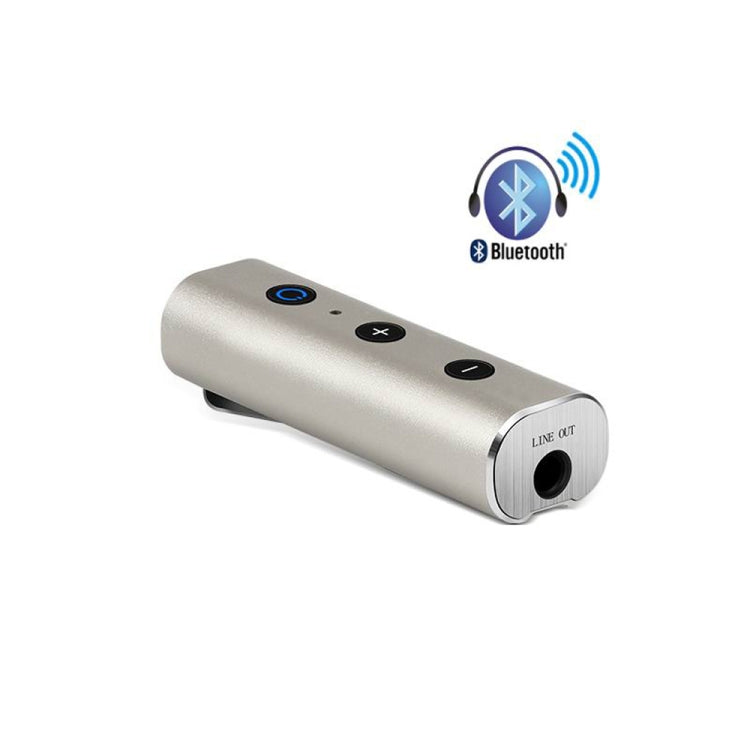 BT810 Bluetooth V4.2+EDR  Wireless Bluetooth Transmitter Receiver Music Adapter with 3.5mm Audio Plug & USB Cable(Gold)
