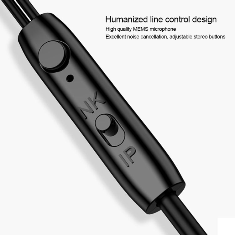 TOTUDESIGN EAUA-015 3.5mm Plug Wire Control In-Ear Earphone