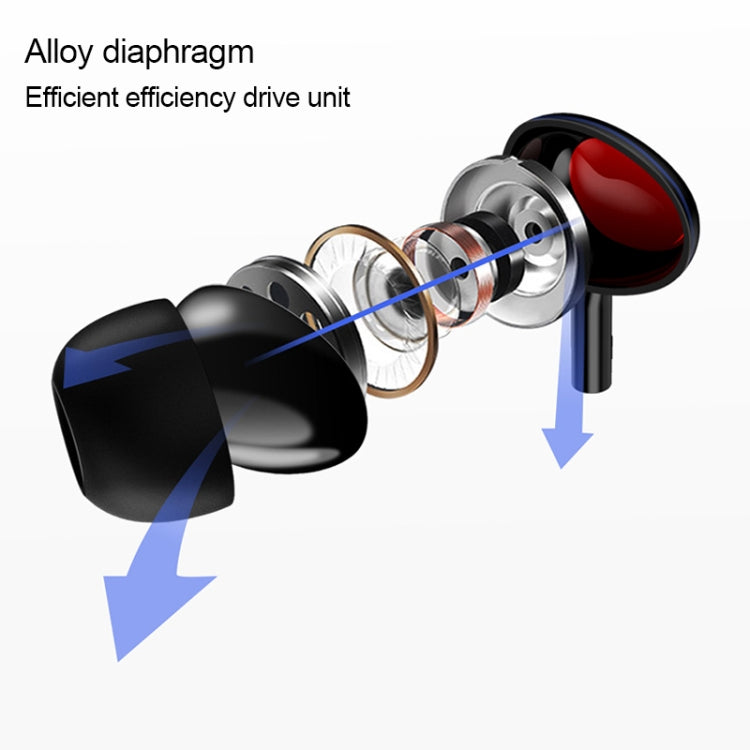 TOTUDESIGN EAUA-015 3.5mm Plug Wire Control In-Ear Earphone