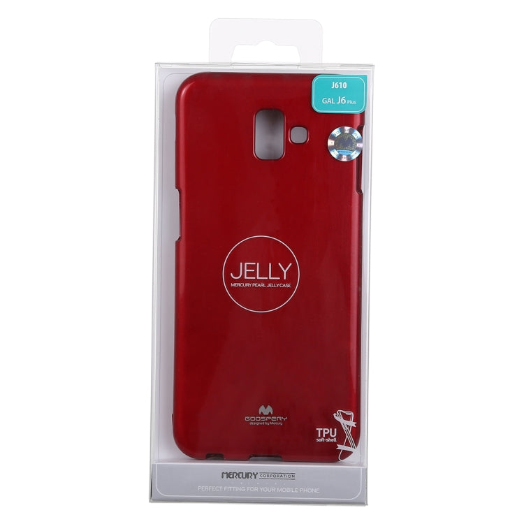GOOSPERY I JELLY METAL TPU Protective Case for Galaxy J6+