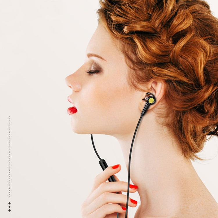 TOTUDESIGN EAUA-017 Yellow Pear Series Wire Control In-Ear Earphone