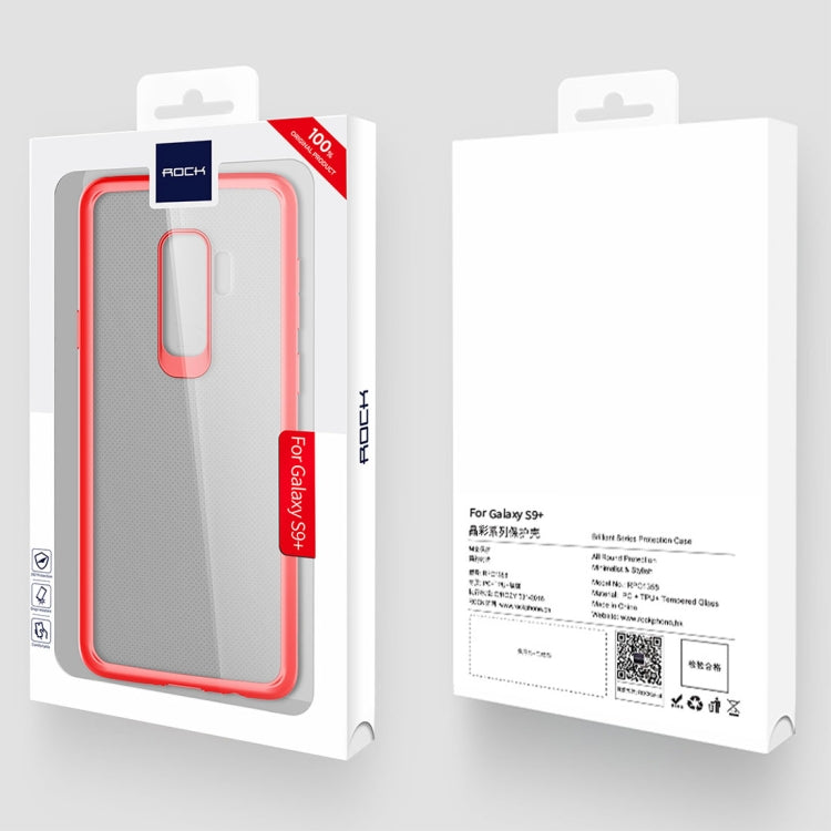 ROCK Clarity Series for Galaxy S9+ PC + TPU Shockproof Protective Back Case