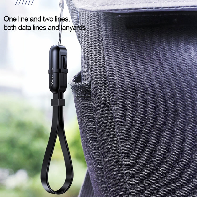 TOTUDESIGN BLC-03 Good Partner Series 2.4A USB to USB-C /Type-C Cable, Cable Length: 0.2m