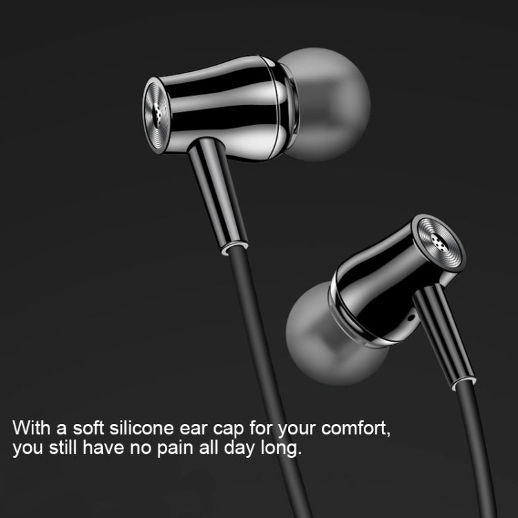 TOTUDESIGN EAUA-019 3.5mm Jack Wire Control Earphone, Support Call, Length: 1.2m