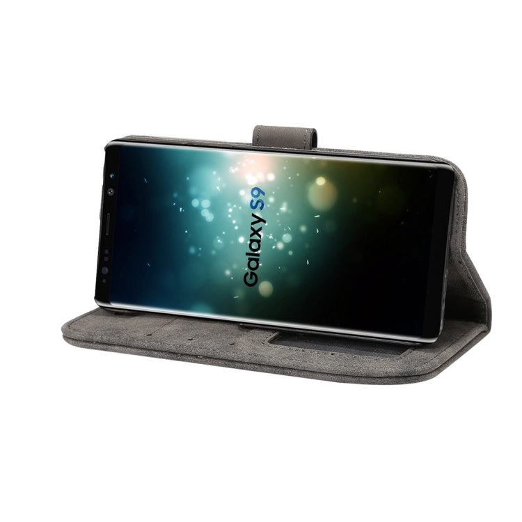 For Galaxy S9 Sheep Bar Material PU + PC Horizontal Flip Leather Case with Holder & Card Slots & Wallet