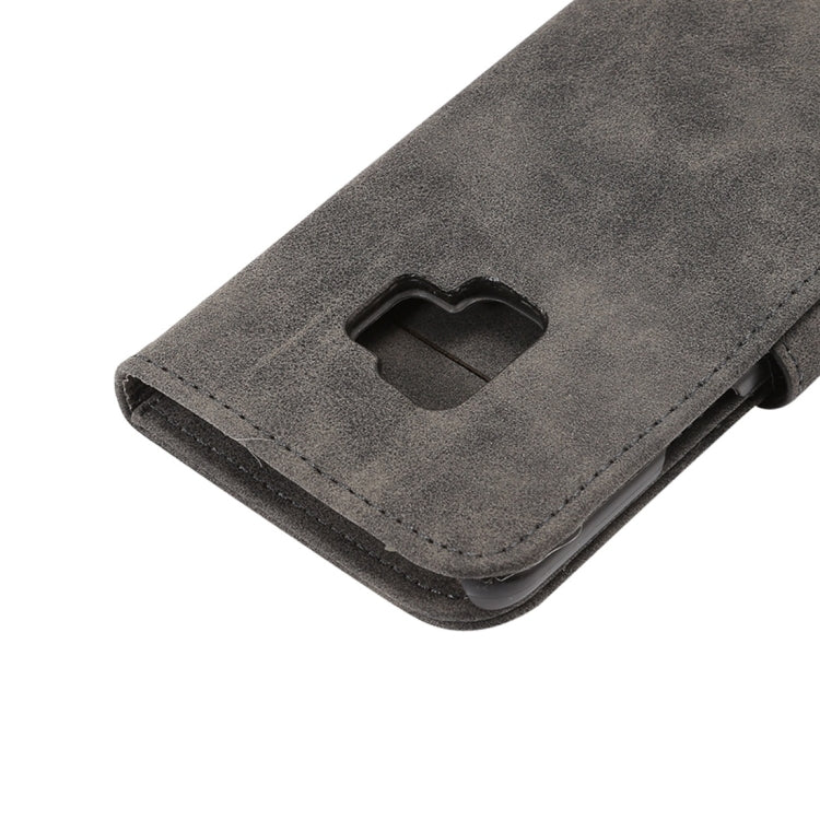 For Galaxy S9 Sheep Bar Material PU + PC Horizontal Flip Leather Case with Holder & Card Slots & Wallet