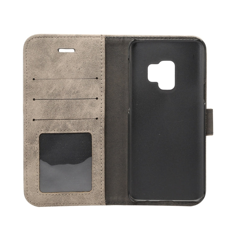 For Galaxy S9 Sheep Bar Material PU + PC Horizontal Flip Leather Case with Holder & Card Slots & Wallet
