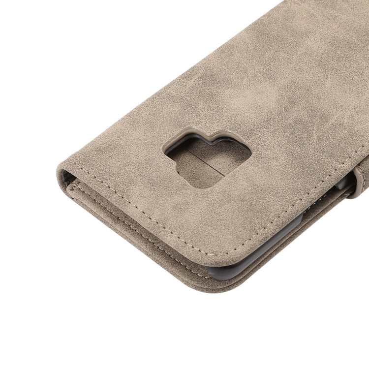 For Galaxy S9 Sheep Bar Material PU + PC Horizontal Flip Leather Case with Holder & Card Slots & Wallet