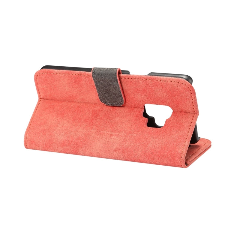 For Galaxy S9 Sheep Bar Material PU + PC Horizontal Flip Leather Case with Holder & Card Slots & Wallet