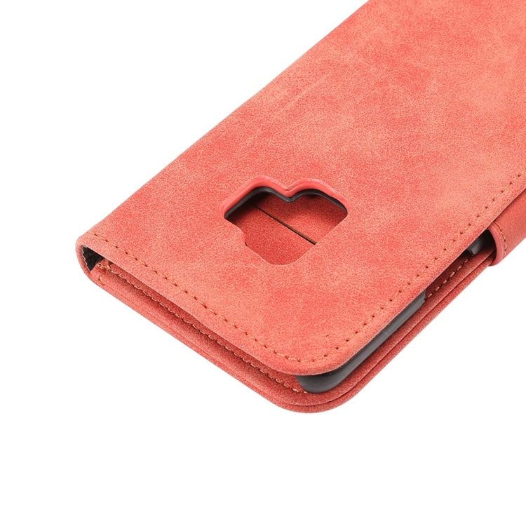 For Galaxy S9 Sheep Bar Material PU + PC Horizontal Flip Leather Case with Holder & Card Slots & Wallet