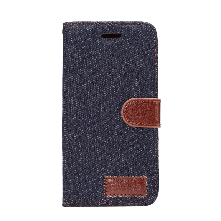 Dibase for Galaxy S9 Denim Texture TPU Horizontal Flip Leather Case with Holder & Card Slots