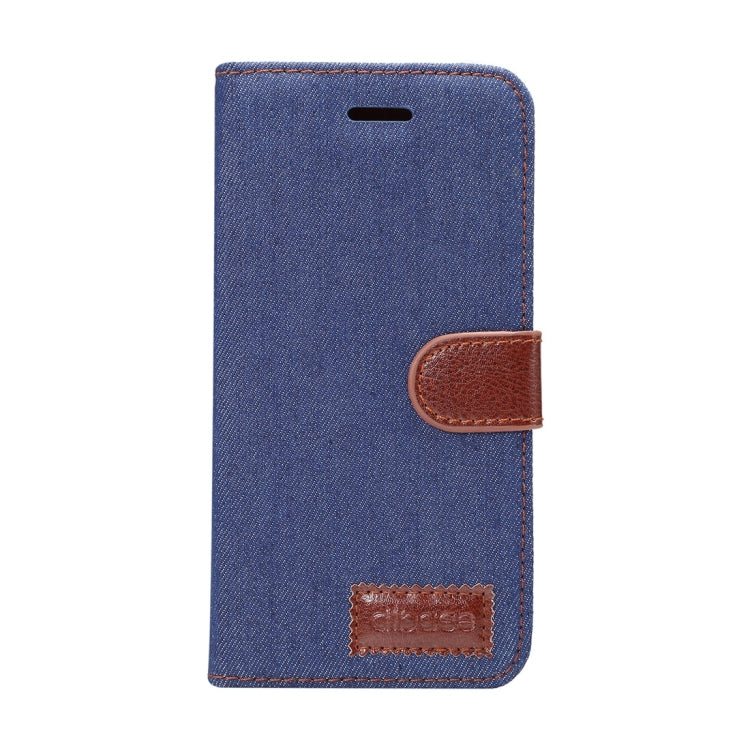 Dibase for Galaxy S9 Denim Texture TPU Horizontal Flip Leather Case with Holder & Card Slots
