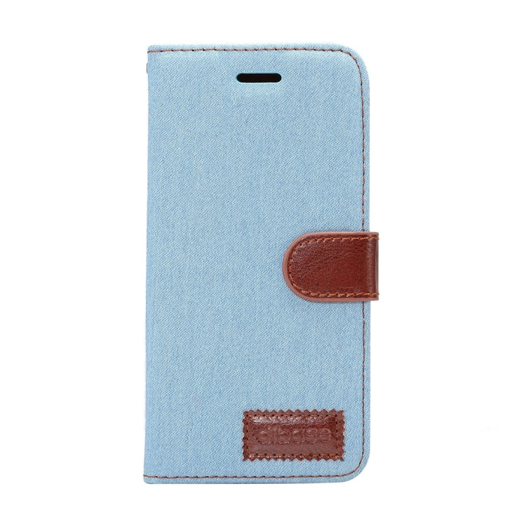 Dibase for Galaxy S9 Denim Texture TPU Horizontal Flip Leather Case with Holder & Card Slots