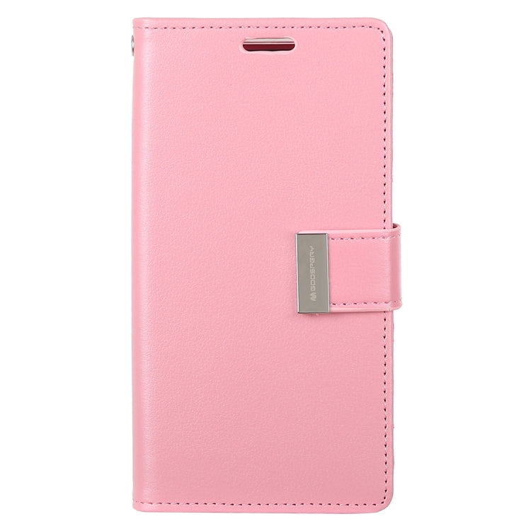 GOOSPERY RICH DIARY for Galaxy S10e PU + TPU Crazy Horse Texture Horizontal Flip Leather Case with Card Slots & Wallet