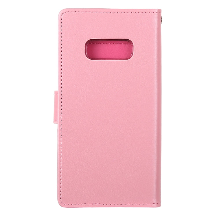 GOOSPERY RICH DIARY for Galaxy S10e PU + TPU Crazy Horse Texture Horizontal Flip Leather Case with Card Slots & Wallet