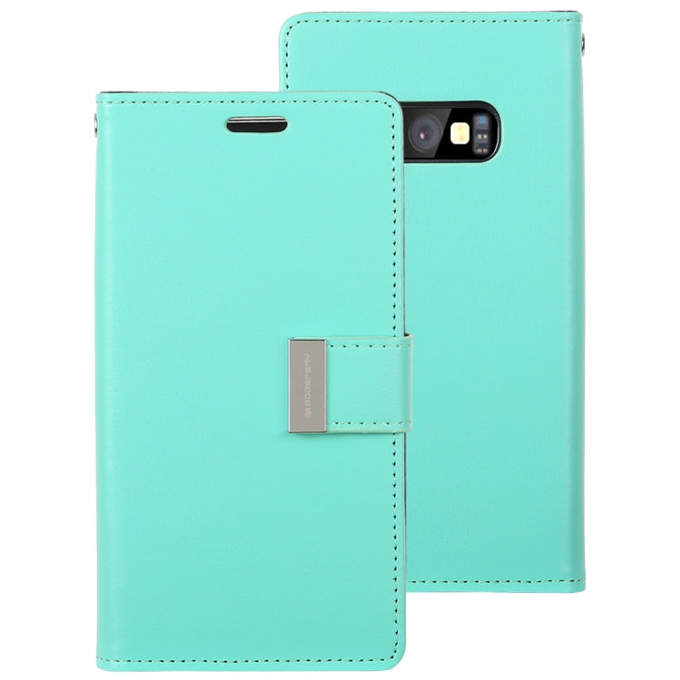 GOOSPERY RICH DIARY for Galaxy S10e PU + TPU Crazy Horse Texture Horizontal Flip Leather Case with Card Slots & Wallet