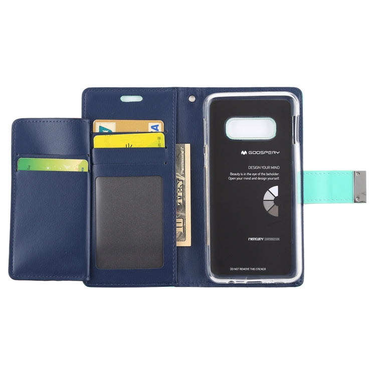 GOOSPERY RICH DIARY for Galaxy S10e PU + TPU Crazy Horse Texture Horizontal Flip Leather Case with Card Slots & Wallet