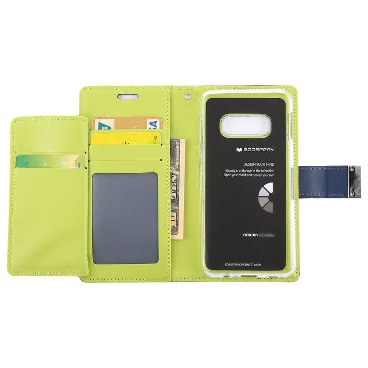 GOOSPERY RICH DIARY for Galaxy S10e PU + TPU Crazy Horse Texture Horizontal Flip Leather Case with Card Slots & Wallet