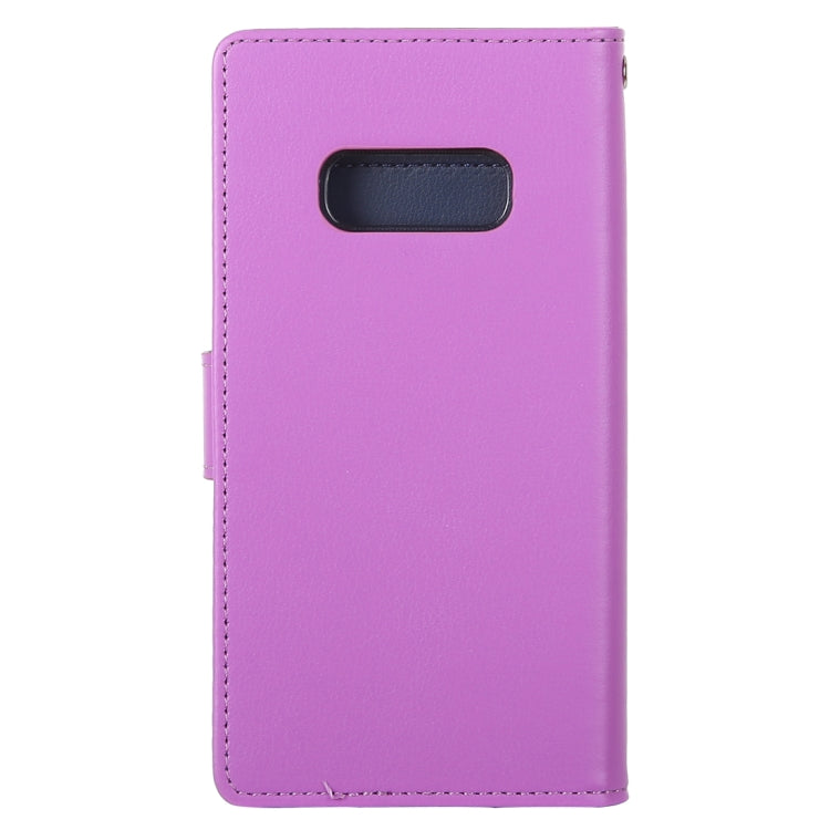 GOOSPERY RICH DIARY for Galaxy S10e PU + TPU Crazy Horse Texture Horizontal Flip Leather Case with Card Slots & Wallet