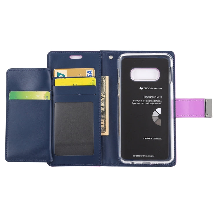 GOOSPERY RICH DIARY for Galaxy S10e PU + TPU Crazy Horse Texture Horizontal Flip Leather Case with Card Slots & Wallet