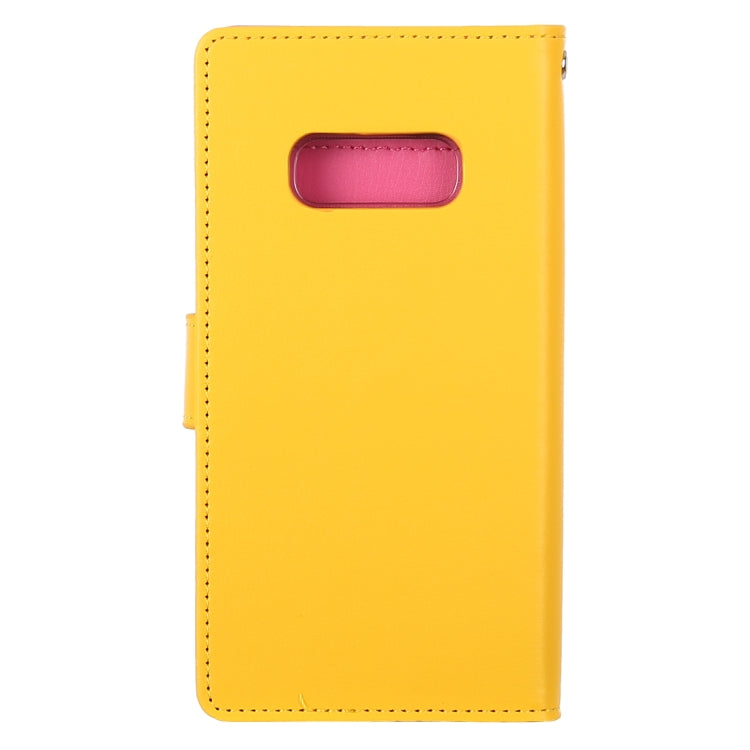GOOSPERY RICH DIARY for Galaxy S10e PU + TPU Crazy Horse Texture Horizontal Flip Leather Case with Card Slots & Wallet
