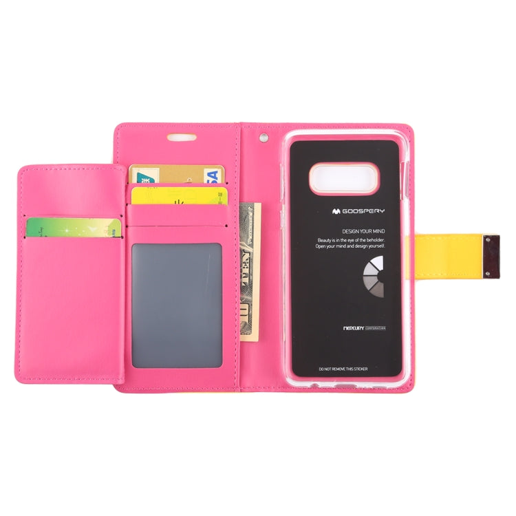 GOOSPERY RICH DIARY for Galaxy S10e PU + TPU Crazy Horse Texture Horizontal Flip Leather Case with Card Slots & Wallet