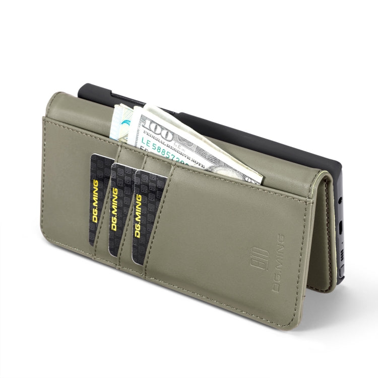 DG.MING Lambskin Detachable Horizontal Flip Magnetic Case for Galaxy Note9, with Holder & Card Slots & Wallet