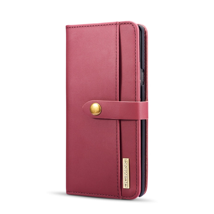 DG.MING Lambskin Detachable Horizontal Flip Magnetic Case for Galaxy Note9, with Holder & Card Slots & Wallet