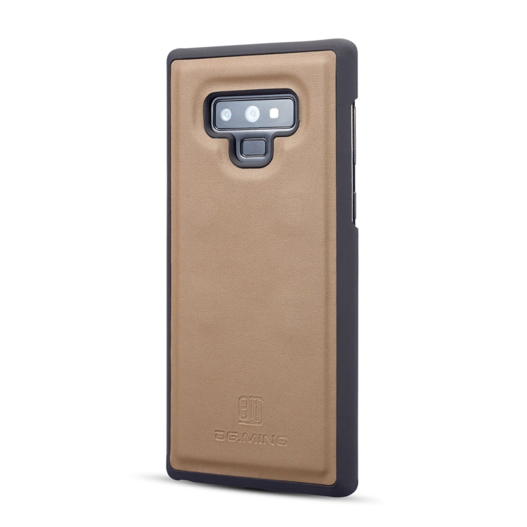 DG.MING Lambskin Detachable Horizontal Flip Magnetic Case for Galaxy Note9, with Holder & Card Slots & Wallet