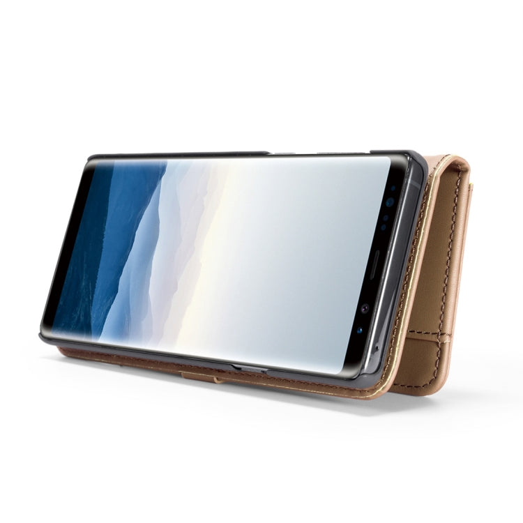 DG.MING Lambskin Detachable Horizontal Flip Magnetic Case for Galaxy Note9, with Holder & Card Slots & Wallet