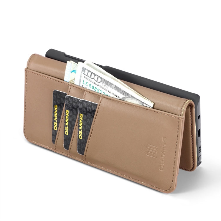 DG.MING Lambskin Detachable Horizontal Flip Magnetic Case for Galaxy Note9, with Holder & Card Slots & Wallet
