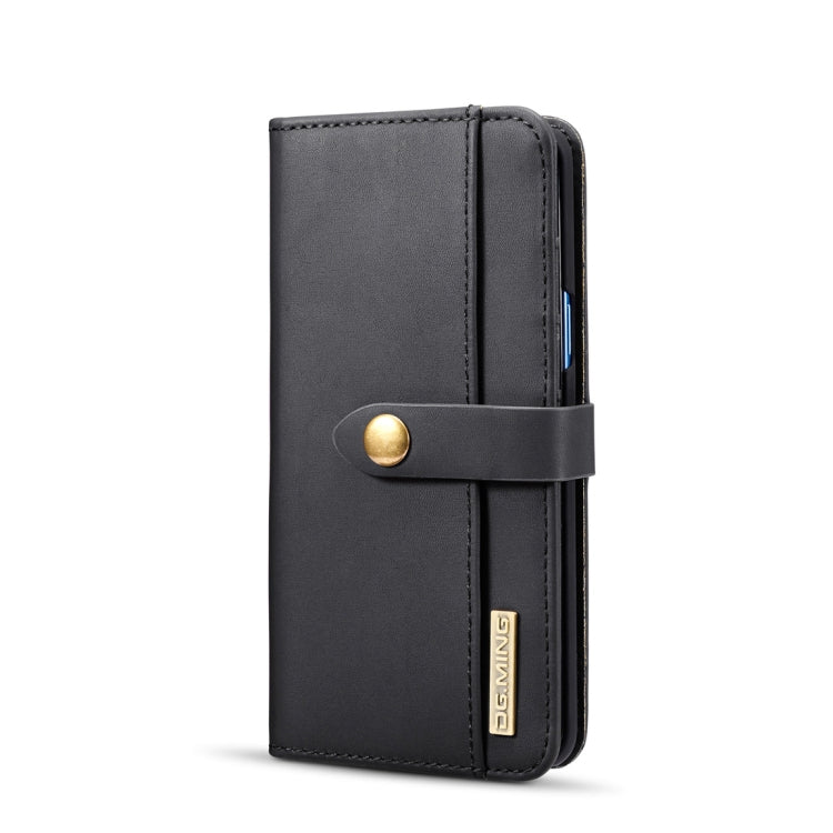 DG.MING Lambskin Detachable Horizontal Flip Magnetic Case for Galaxy S9, with Holder & Card Slots & Wallet