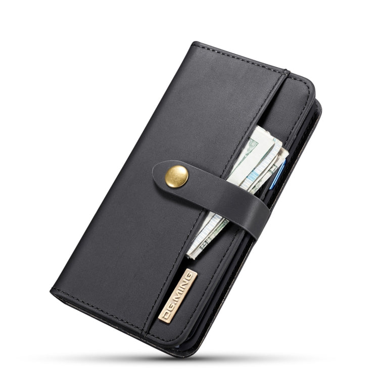 DG.MING Lambskin Detachable Horizontal Flip Magnetic Case for Galaxy S9, with Holder & Card Slots & Wallet