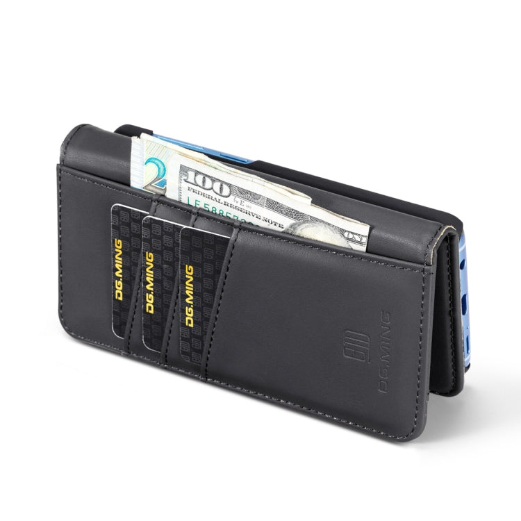 DG.MING Lambskin Detachable Horizontal Flip Magnetic Case for Galaxy S9, with Holder & Card Slots & Wallet