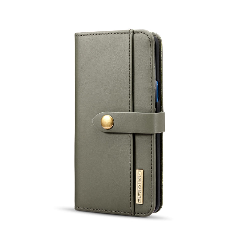 DG.MING Lambskin Detachable Horizontal Flip Magnetic Case for Galaxy S9, with Holder & Card Slots & Wallet